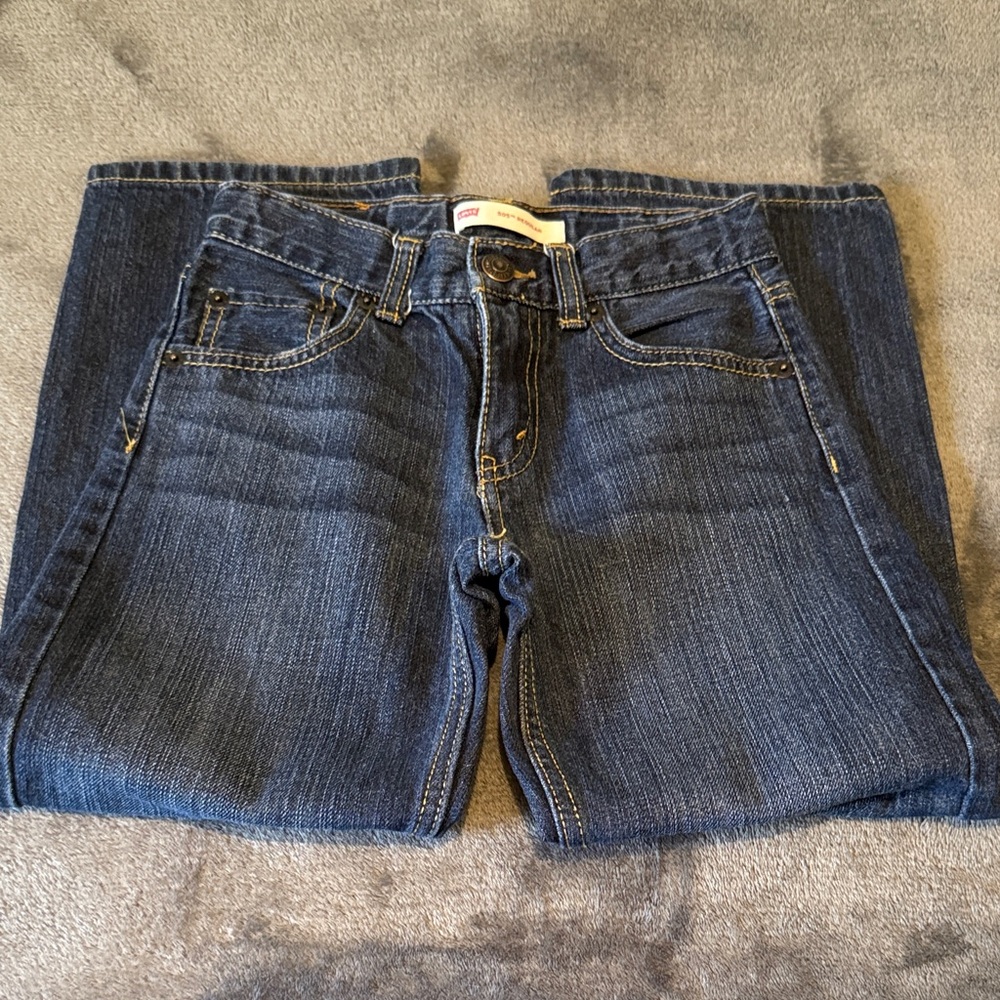 Levi's Dark Blue Straight Leg Women's Jeans